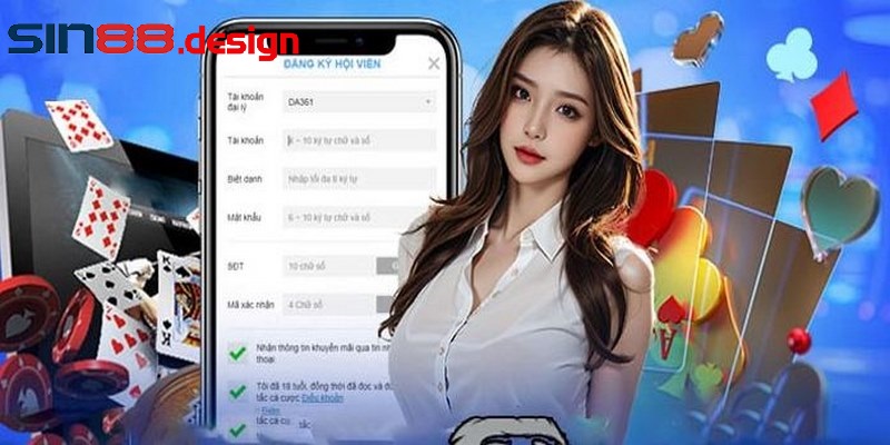 Điều kiện mở tài khoản thành công tại nhà cái SIN88